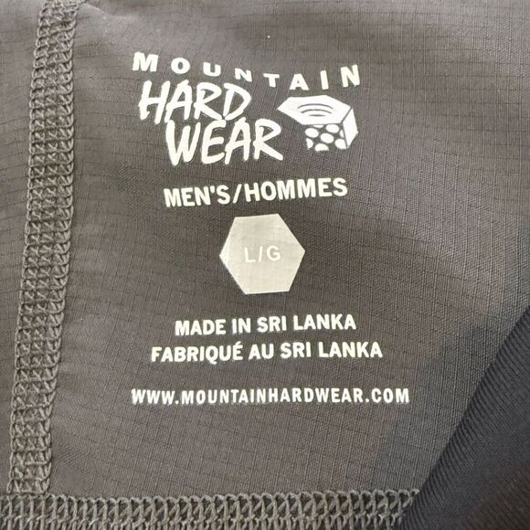 Mountain Hardwear Men's Justo Trek 1/4 Zip Short Sleeve Polo Shirt Black Large - Picture 3 of 6